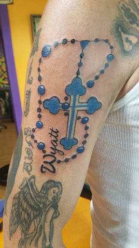 Explore belle tattoo ideas, creative tattoo ideas in Lima, available at White Wizard Tattoo & Body Piercing