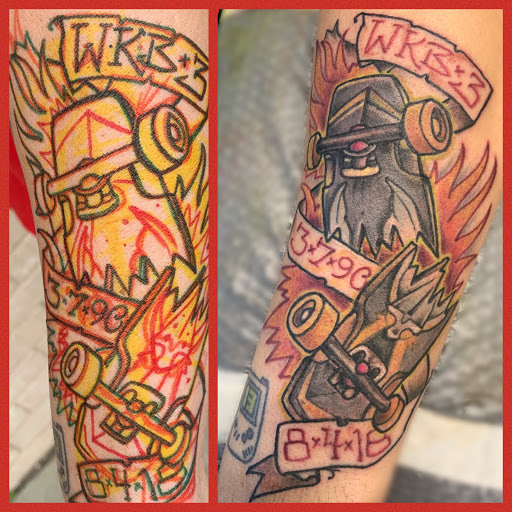 Explore cover up tattoo ideas for ankle, creative tattoo ideas in Augusta, available at Mr. Tattoo