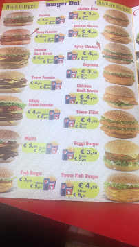 Restauration rapide Chicken Hut à Rome (le menu)