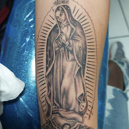 Explore half sleeve tattoo idea, creative tattoo ideas in Miami, available at Tattoos by Lou Miami - North Miami