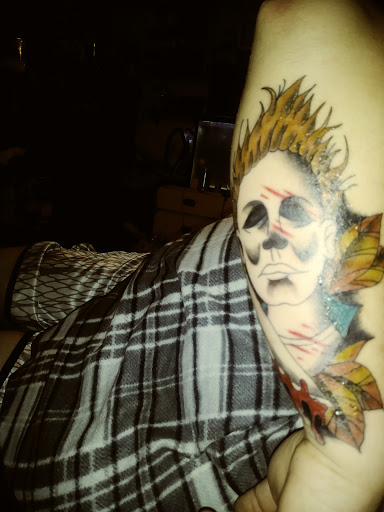 Explore chest shoulder tattoo ideas, creative tattoo ideas in Sunbury, available at Knuckles & Needles Tattoo Parlor