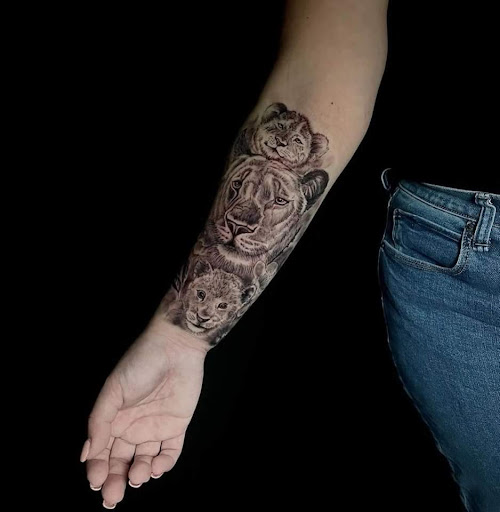 Explore tattoo ideas for men shoulder, creative tattoo ideas in Venice, available at Ink Monkey Tattoo and Piercing