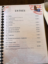 Restaurant Bouddhà sie à Le Verdon-sur-Mer (le menu)