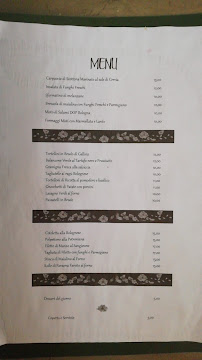 La Taverna Di Roberto à Bologna menu