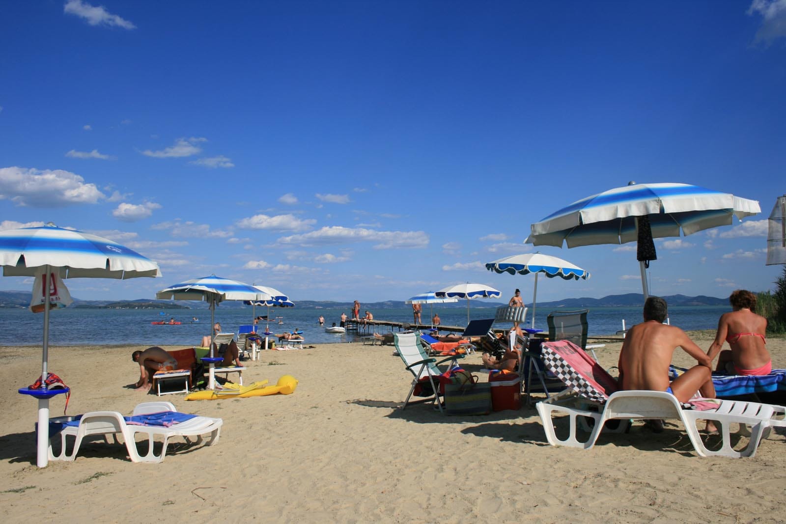 Spiaggia Badiaccia的照片 带有绿水表面
