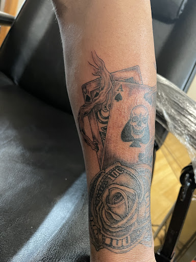 Explore small mushroom tattoo ideas, creative tattoo ideas in Plattsburgh, available at Ink by Lace LLC