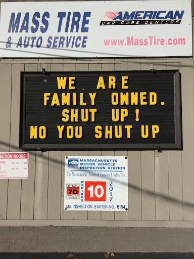 Auto Repair Shop «Mass Tire & Auto Service, Inc.», reviews and photos, 76 Pond St, South Weymouth, MA 02190, USA