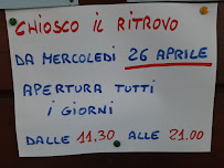 Menu du Piadineria Il Ritrovo à Galeata