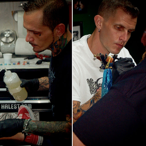 Explore construction worker tattoo ideas, creative tattoo ideas in Beverly Hills, available at R-N-R Custom Tattoos