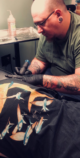 Explore peach tattoo ideas, creative tattoo ideas in Meridian, available at Creative Pain Tattoo Studio