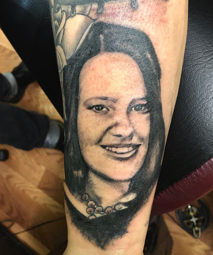 Explore stroke survivor tattoo ideas, creative tattoo ideas in Covington, available at Cupid Slave Tattoo Company