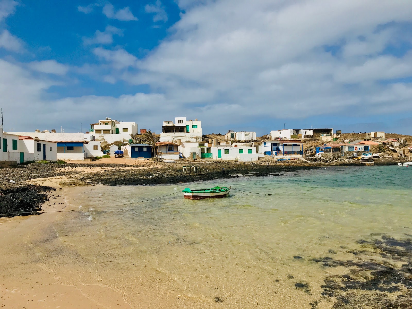 Photo de Playa El Majanicho avec l'eau bleu-vert de surface