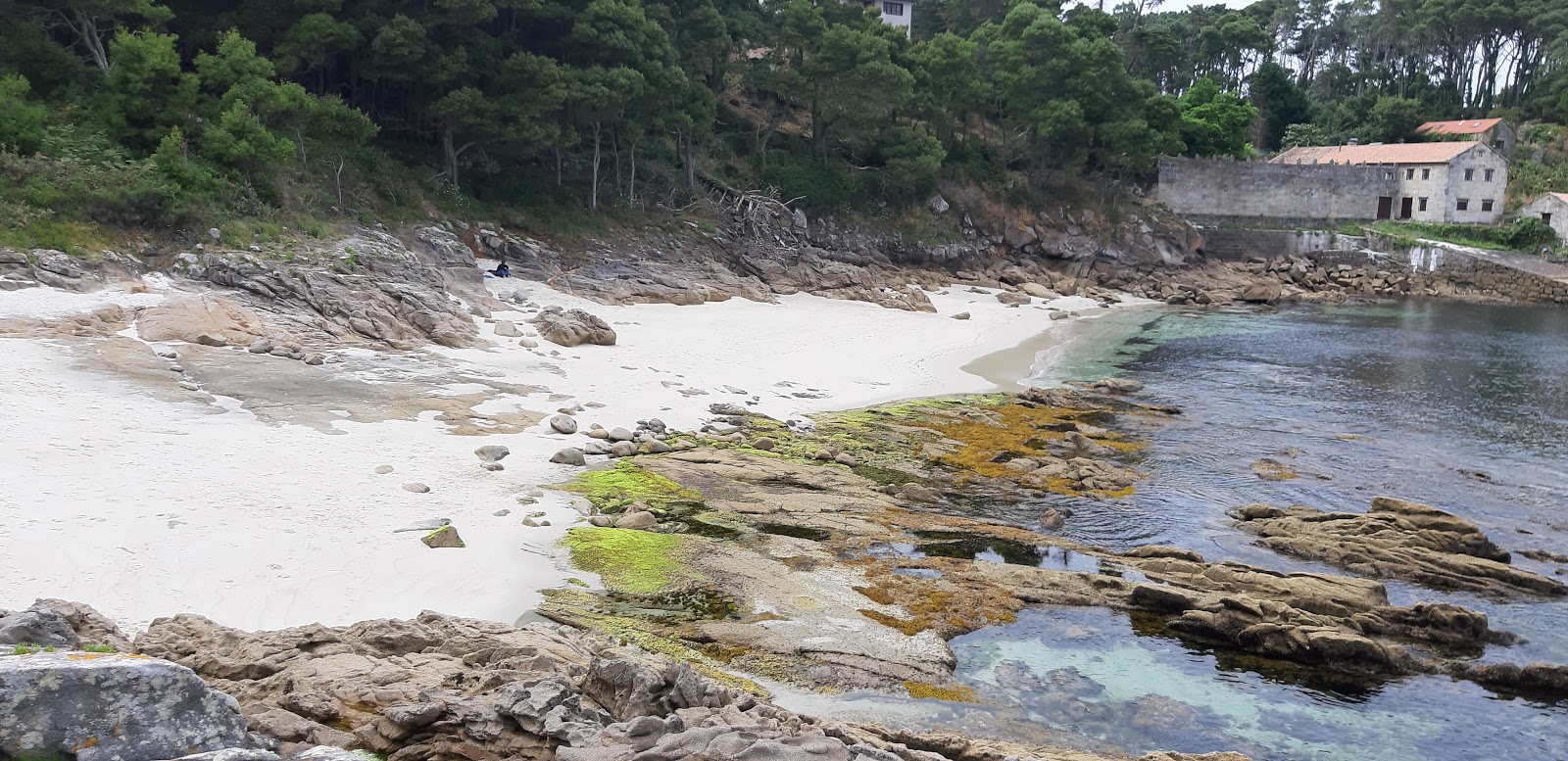 Foto di Praia do Couso con una costa dritta