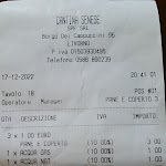 Photo n°1 de l'avis de VR.4 fait le 03/01/2023 à 13:46 sur le  Cantina Senese à Livorno