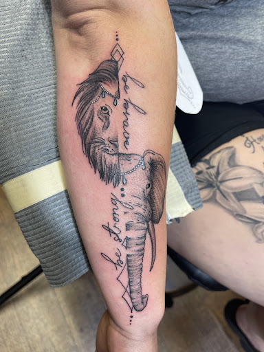 Explore inside finger tattoo ideas, creative tattoo ideas in Canton, available at The Inkeepers Tattoo Parlor