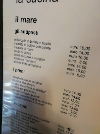 Menu / carte de Egea Al Casale à Rome