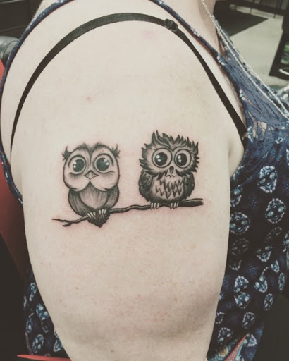 Explore pizza tattoo ideas, creative tattoo ideas in College Station, available at Sacred Sisters Tattoo Studio