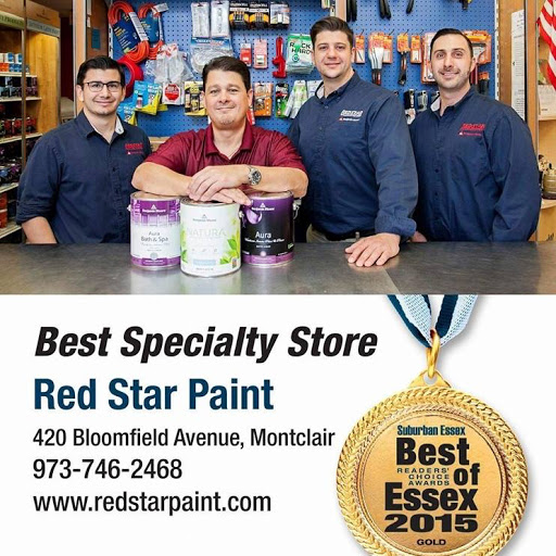 Window Treatment Store «Red Star Paint & Decorating Center», reviews and photos, 420 Bloomfield Ave, Montclair, NJ 07042, USA