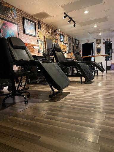 Explore ghost tattoo ideas, creative tattoo ideas in Hesperia, available at Logic Ink Tattoo & Piercing