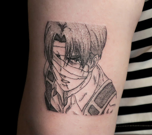 Explore goldendoodle tattoo ideas, creative tattoo ideas in Spokane, available at Fortunata Tattoo Studio