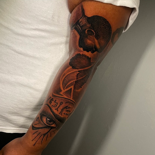 Explore little tattoo ideas for men, creative tattoo ideas in Baltimore, available at Rippd Canvas Tattoo Shop Artists Social Club