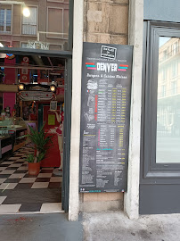 Menu du Le Denver à Le Havre