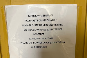 Marek Wasserman Facharzt für Psychiatrie