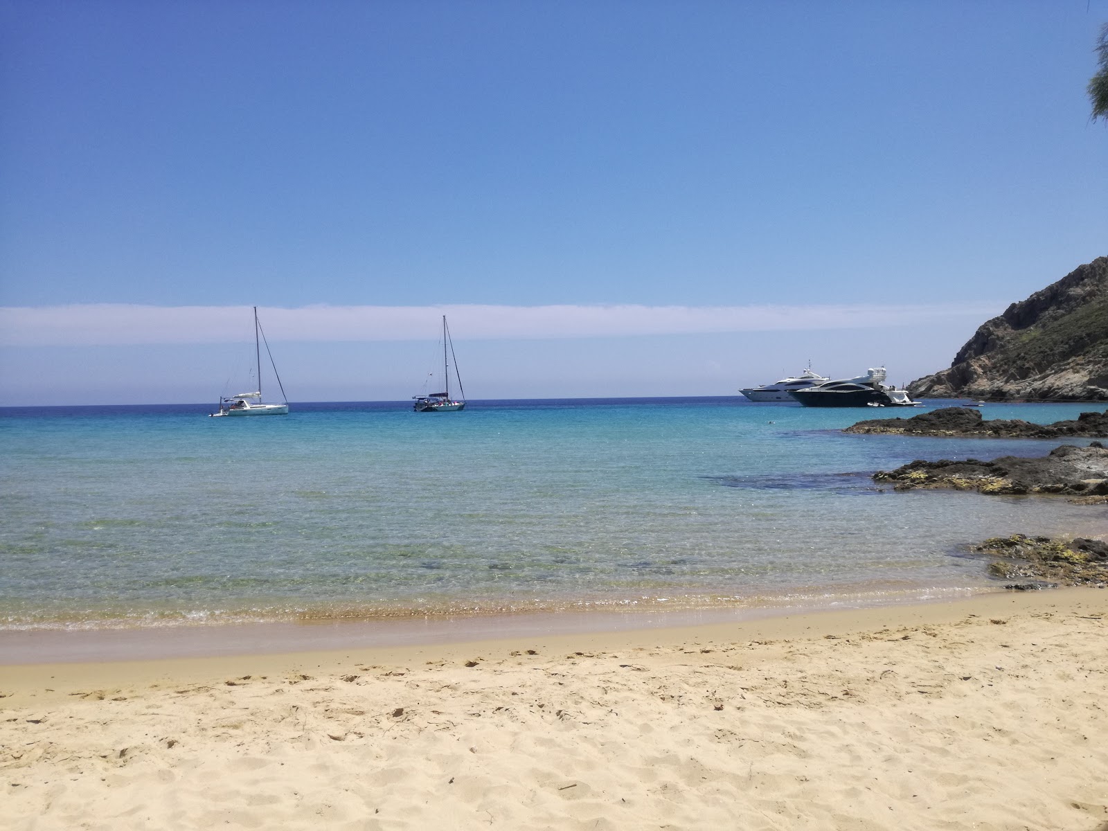 Fotografija Plaža Psili Ammos udobje območja