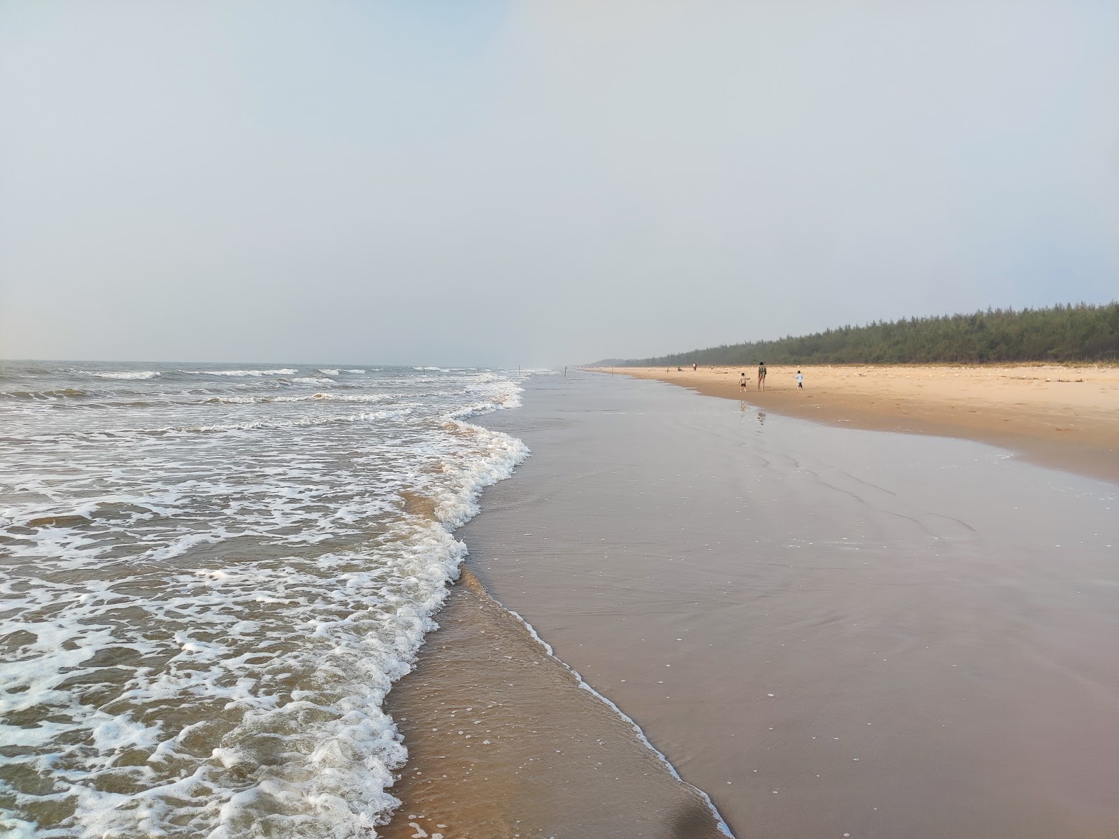 Foto di Ramapuram Shootout Beach con una superficie del sabbia beige