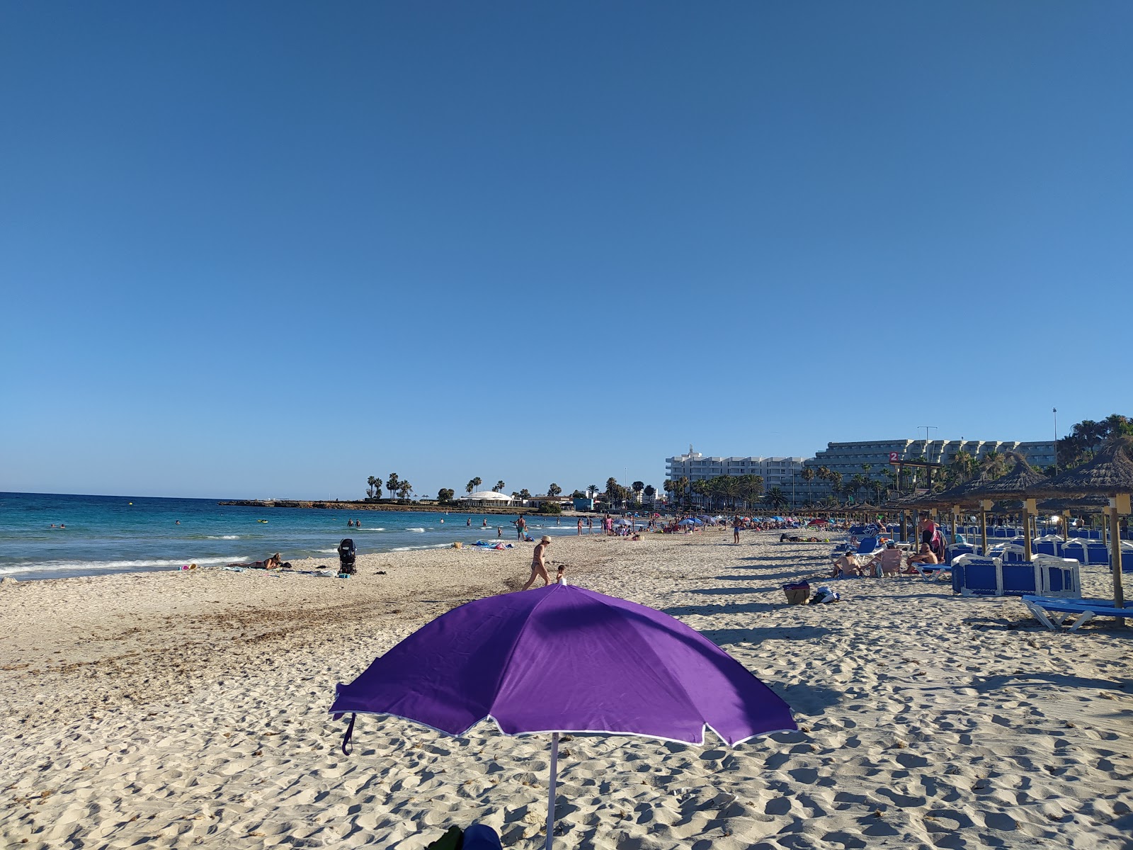 Photo de Playa de Sa Coma avec un niveau de propreté de très propre