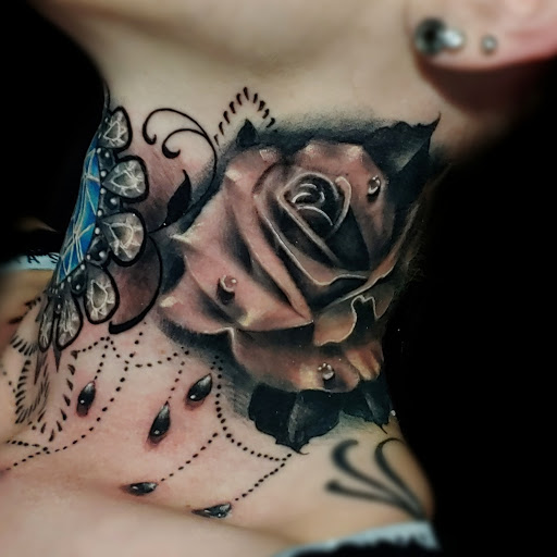 Explore smurf tattoo ideas, creative tattoo ideas in Redding, available at Blessed Ink