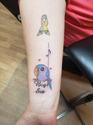 Explore small raven tattoo ideas, creative tattoo ideas in Anniston, available at Artistic Addictions