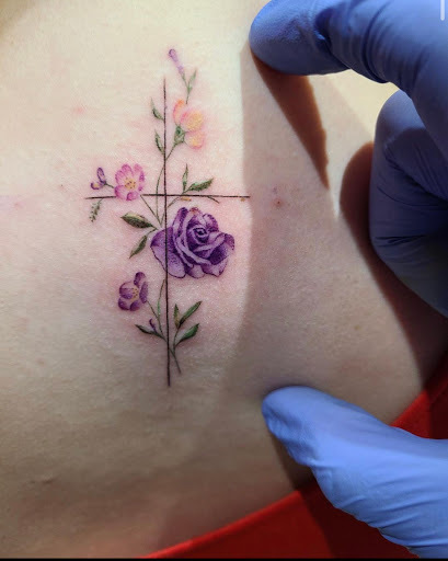 Explore tattoo ideas collarbone, creative tattoo ideas in Miami Beach, available at Salvation Tattoo Lounge