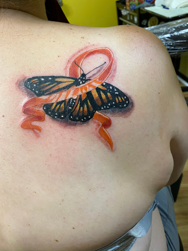 Explore memorial portrait tattoo ideas, creative tattoo ideas in Leominster, available at Forever Bold Tattoo Co