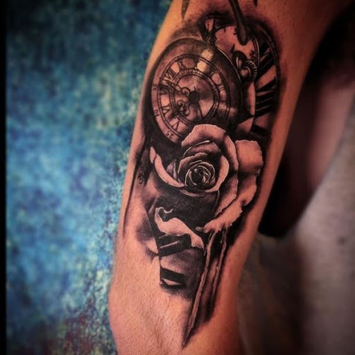 Explore psych tattoo ideas, creative tattoo ideas in Stowe, available at World Famous Monkey House Customs