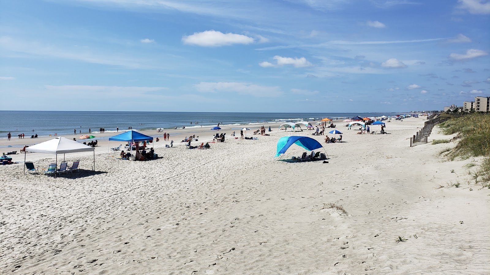 Fotografija Magnolia beach z svetel pesek površino