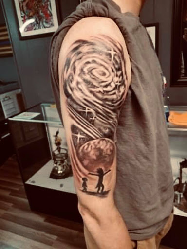 Explore twin mom tattoo ideas, creative tattoo ideas in Windsor, available at Spillen Ink