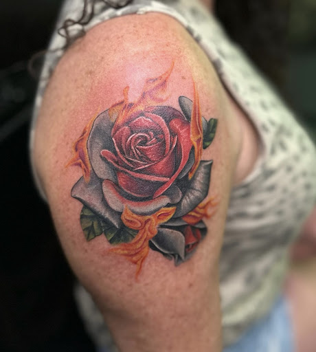 Explore big tattoo ideas for women, creative tattoo ideas in Peoria, available at Modern Ink Tattoo