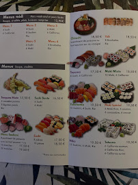 Kaiji Sushi à Gujan-Mestras carte