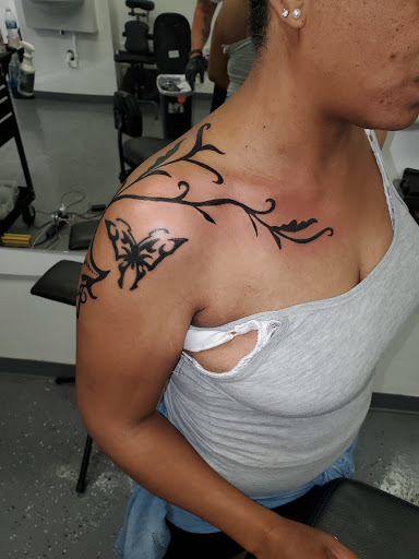 Explore princess and the frog tattoo ideas, creative tattoo ideas in Cuyahoga Falls, available at Sick Skins Skin Art Studio