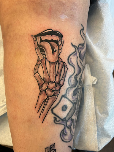 Explore falcon tattoo ideas, creative tattoo ideas in Saint Paul, available at No Joke Tattoo Studios