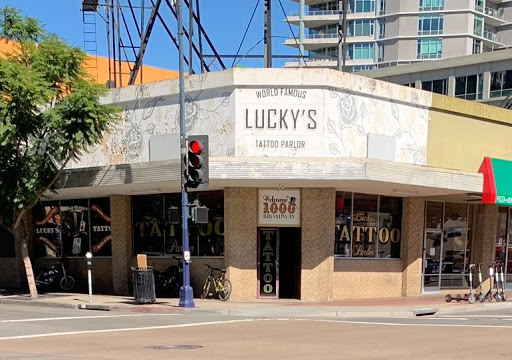 Explore stick and poke tattoo idea, creative tattoo ideas in San Diego, available at Luckys Tattoo Parlor