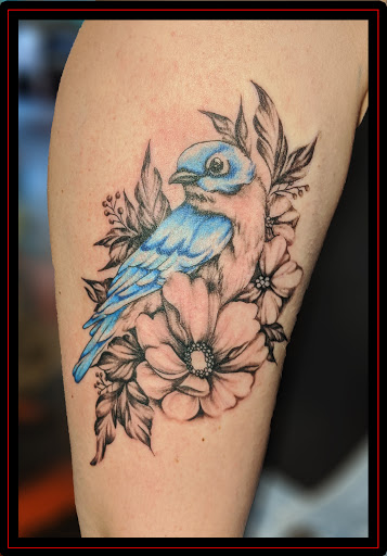 Explore horizon zero dawn tattoo ideas, creative tattoo ideas in Fremont, available at Eternal Tattoo And Body Piercing