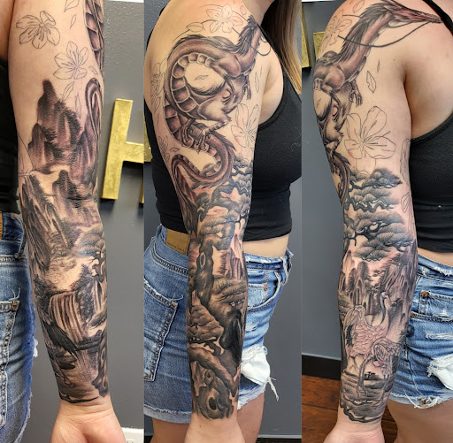 Explore heart on my sleeve tattoo ideas, creative tattoo ideas in Seattle, available at Dragon Tattoo