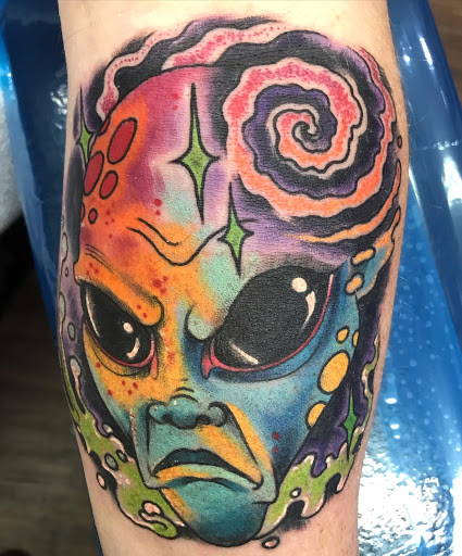 Explore tombstone tattoo ideas, creative tattoo ideas in New Kensington, available at BLUE HERMIT TATTOO