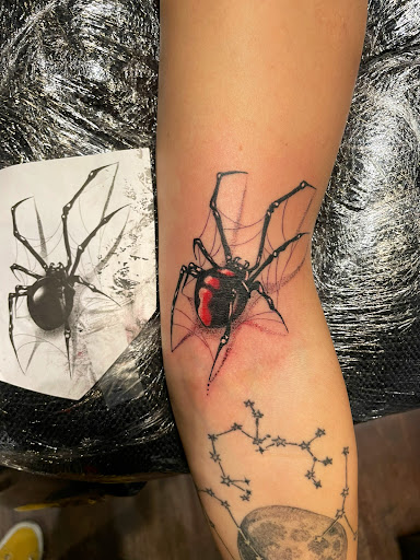 Explore concrete tattoo ideas, creative tattoo ideas in Arlington Heights, available at Studio M Tattoos