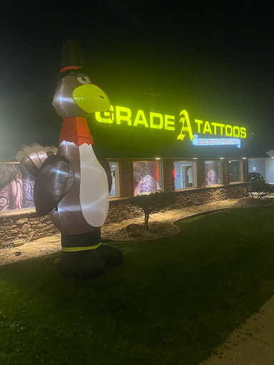 Explore elephant tattoo ideas for females, creative tattoo ideas in Fort Wayne, available at Grade A Tattoos and Body Piercing