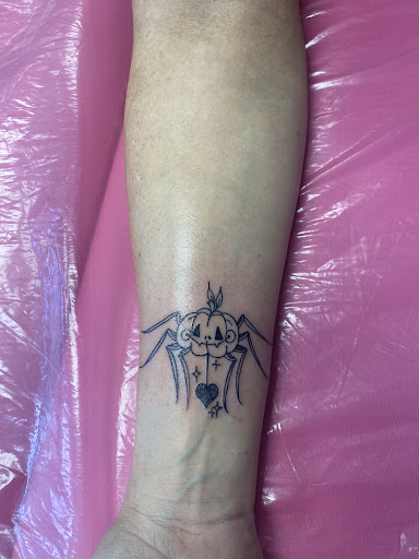Explore bloodborne tattoo ideas, creative tattoo ideas in Lake City, available at Crooked Spines Tattoo Studio