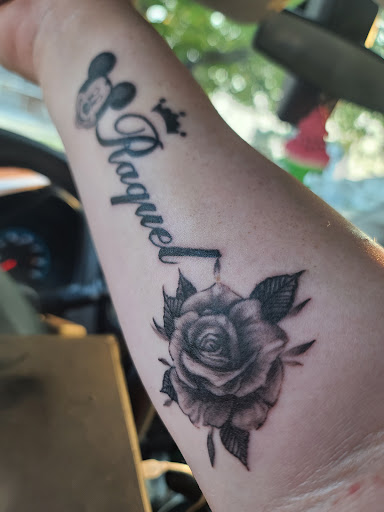 Explore angel number tattoo ideas, creative tattoo ideas in Loogootee, available at The Inkspot Tattoo Shop LLC