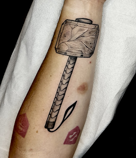 Explore godmother tattoo ideas, creative tattoo ideas in Lakeview, available at Immaculate Heart Tattoo